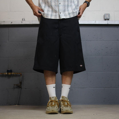 Dickies baggy chino shorts carpenter black Chino style skater shorts long wide leg festival