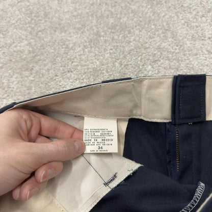 Dickies baggy carpenter shorts navy Twill chino skater style shorts wide long leg