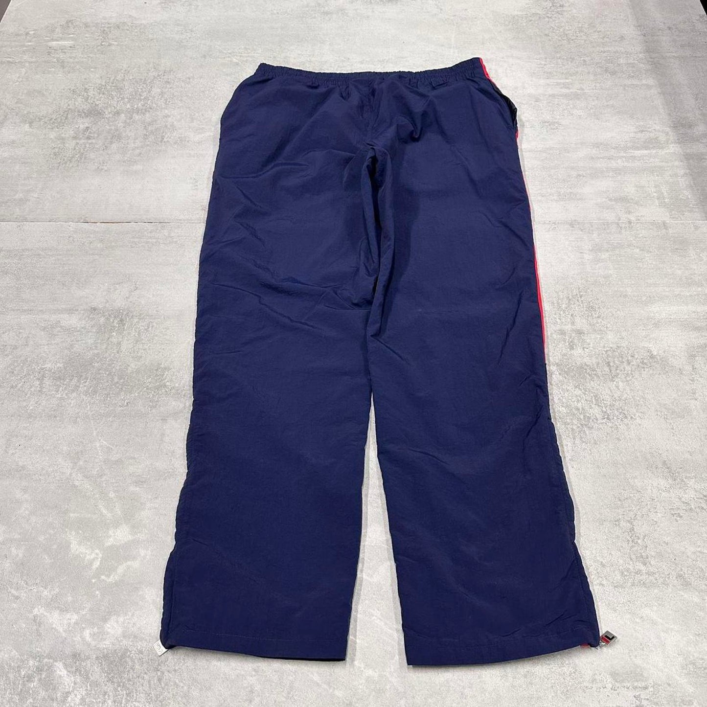 Baggy Fila Trackies XXL Navy loose Y2K floaty joggers embroidered logo