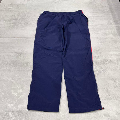 Baggy Fila Trackies XXL Navy loose Y2K floaty joggers embroidered logo
