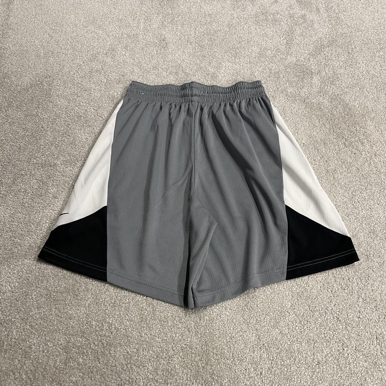 Nike sports shorts y2k Dri-Fit grey white Panelled colour loose floaty summer gym shorts