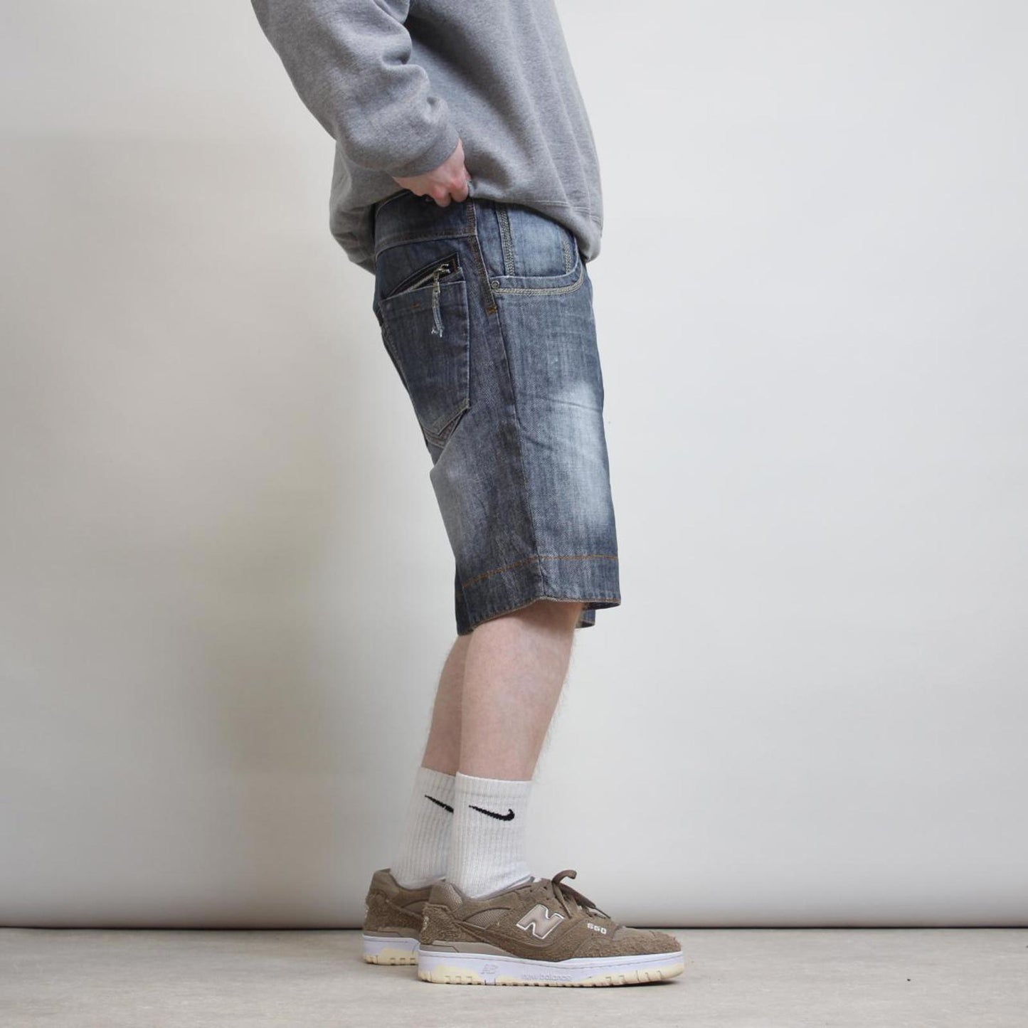 Blue SWS denim shorts W36