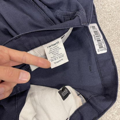 Carhartt baggy cargo pants wide leg navy Loose skate style carpenter work pants