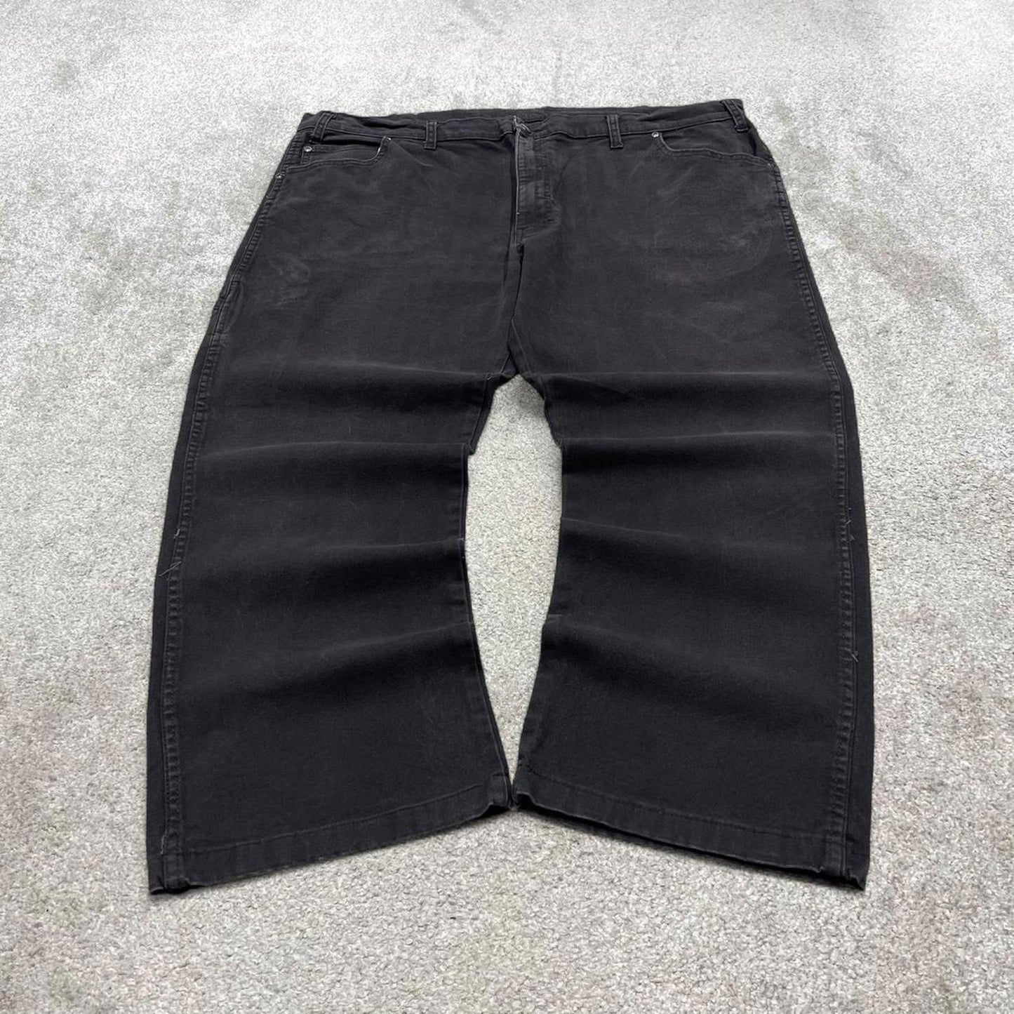 Black Dickies carpenter jeans W44L27 loose 90s skater style canvas work cargos