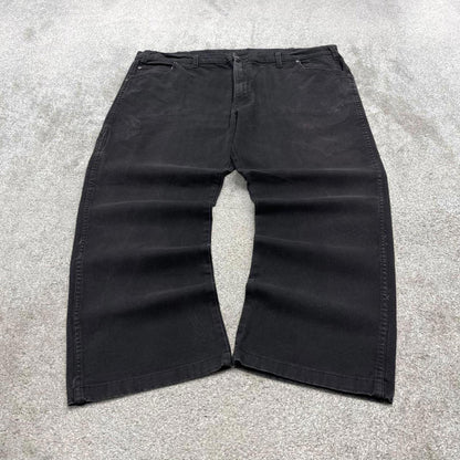 Black Dickies carpenter jeans W44L27 loose 90s skater style canvas work cargos