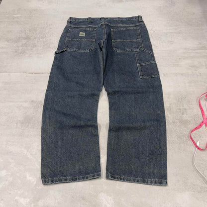 Baggy Lee carpenter jeans W36L30 blue denim skater 90s style carpenters