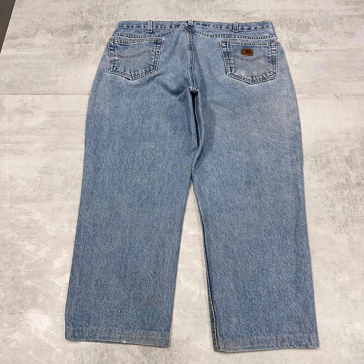 Mens vintage Carhartt jeans W40 L25.5 blue loose denim 90s style jeans