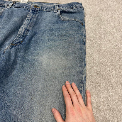 Y2K baggy Carhartt denim jeans blue Loose relaxed fit skate style workwear pants