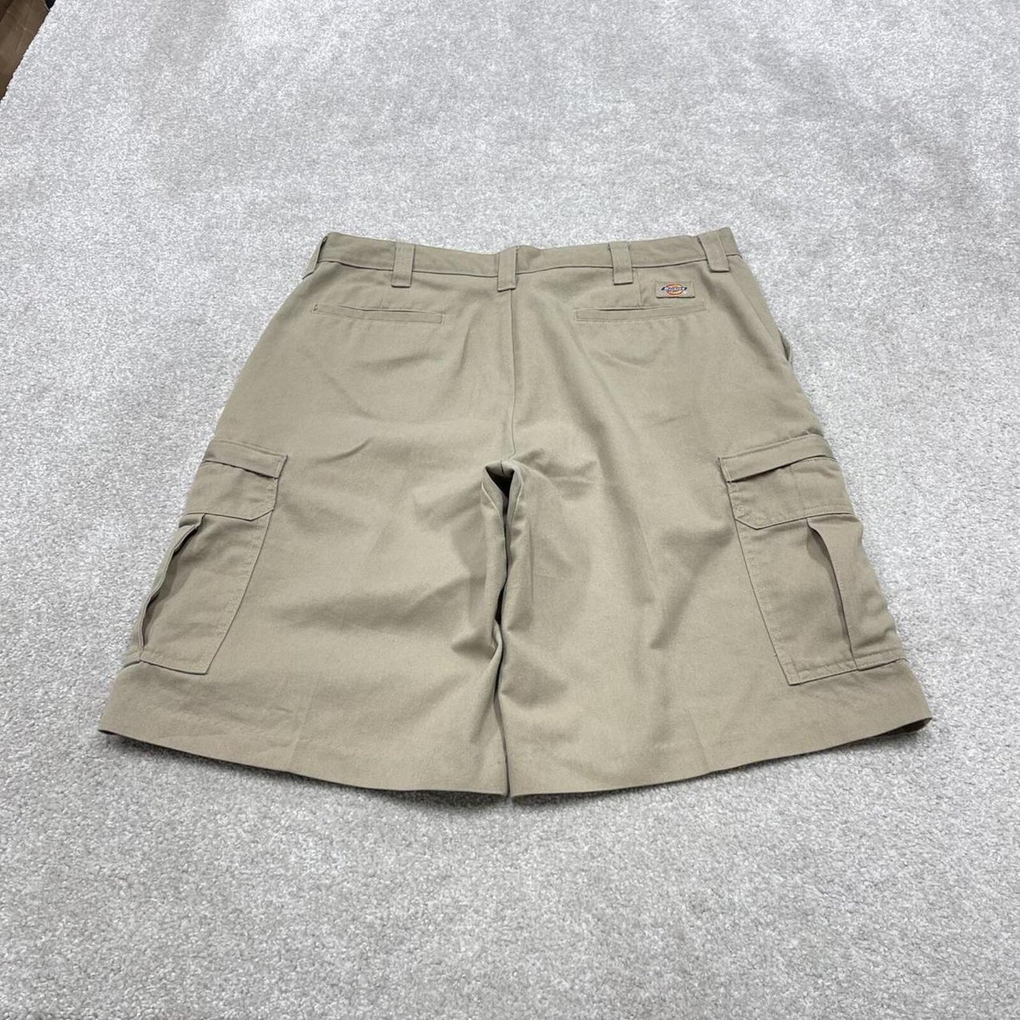 Y2K Dickies baggy cargo shorts skater khaki Loose chino style summer festival shorts