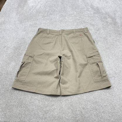 Y2K Dickies baggy cargo shorts skater khaki Loose chino style summer festival shorts