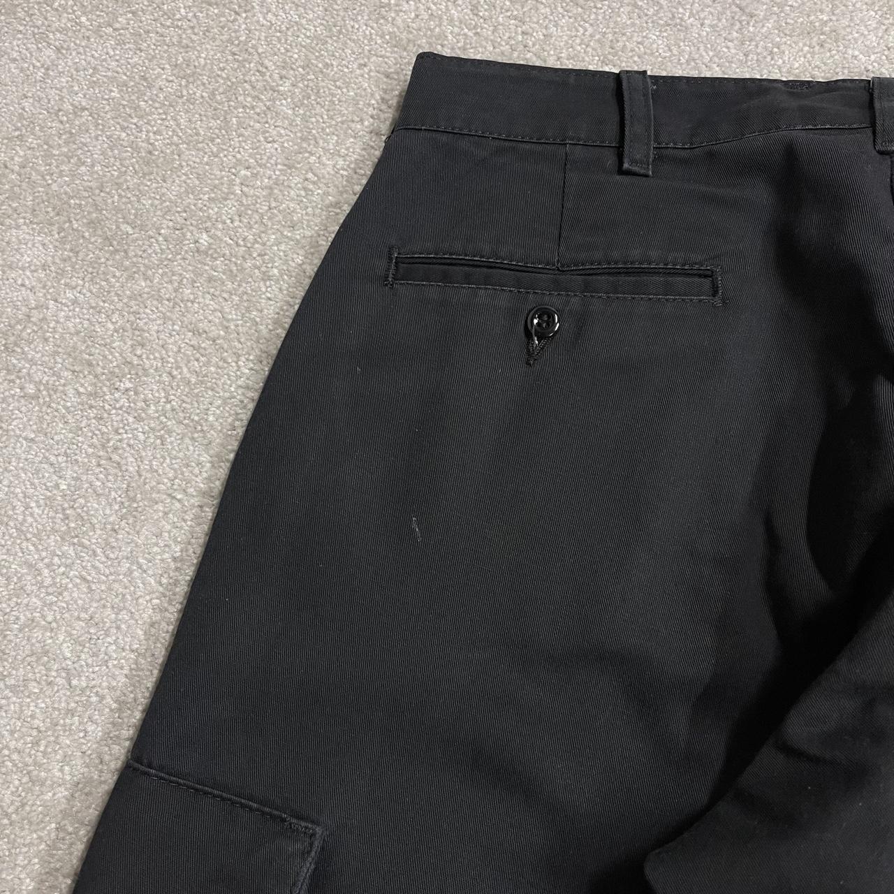 Vintage cargo pants Red Kap utility chino trousers black Loose skater style cargo work trousers