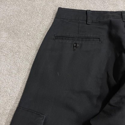 Vintage cargo pants Red Kap utility chino trousers black Loose skater style cargo work trousers