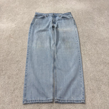 Levi’s 550 jeans y2k W34L30 blue loose straight leg skate style pants red tab logo