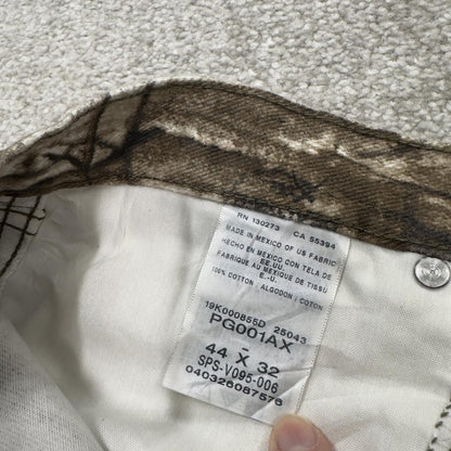 Wrangler pro gear realtree jeans camo pants Y2K khaki camouflage pattern hunting utility trousers