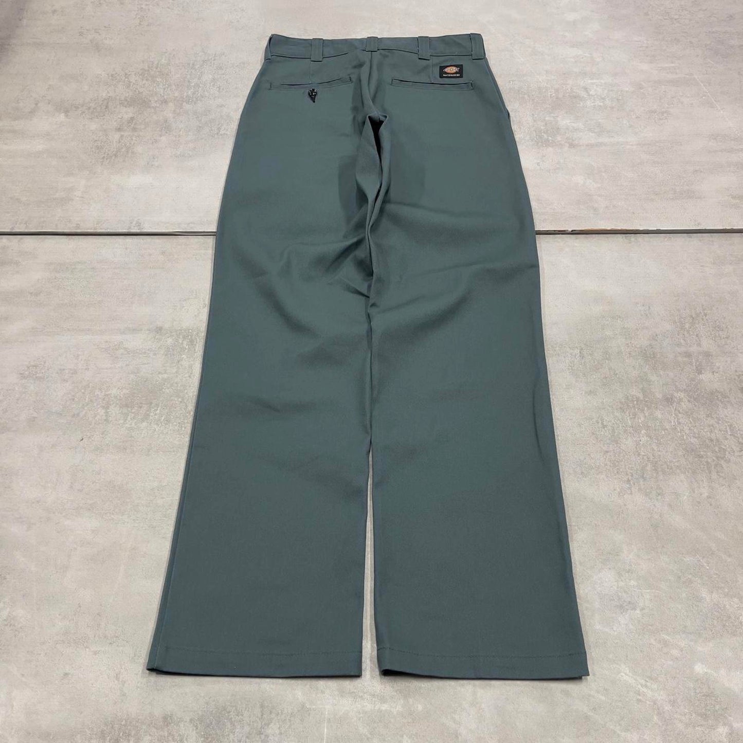 Teal Dickies skateboarding pants W30L32 twill chino style skater pants