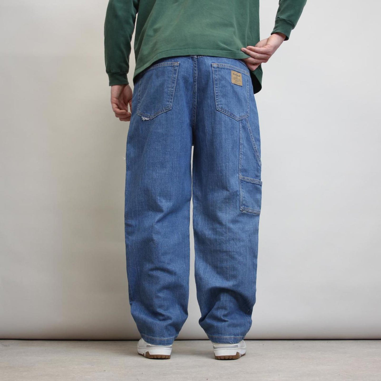 Denim carpenter skate jeans W38L28 loose Blue Wolf y2k style cargo pants