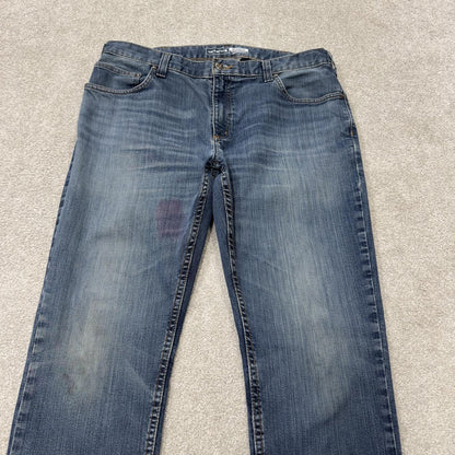Vintage Carhartt jeans y2k relaxed blue denim Relaxed fit straight leg skater style workwear