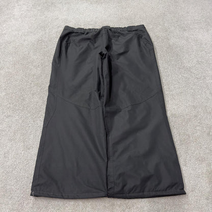 Y2K champion waterproof technical trousers grey XL Wide leg hiking salopette outdoors trousers