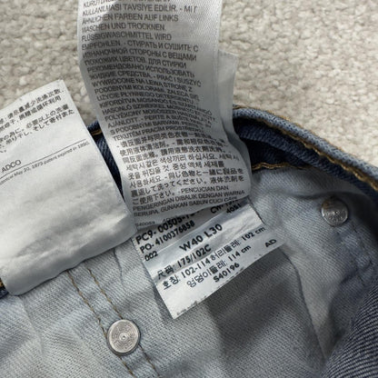 Levi’s 505 jeans y2k W40L30 blue Levi’s straight leg pants red tab logo casual style