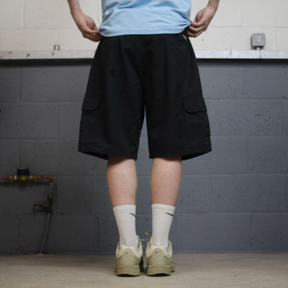 Dickies cargo chino shorts y2k black Twill chino style skater shorts loose leg festival