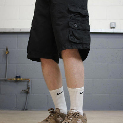 Y2k baggy Lee cargo shorts skater style black Loose chino summer festival shorts