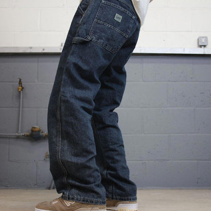 Baggy Lee carpenter jeans W36L30 blue denim skater 90s style carpenters