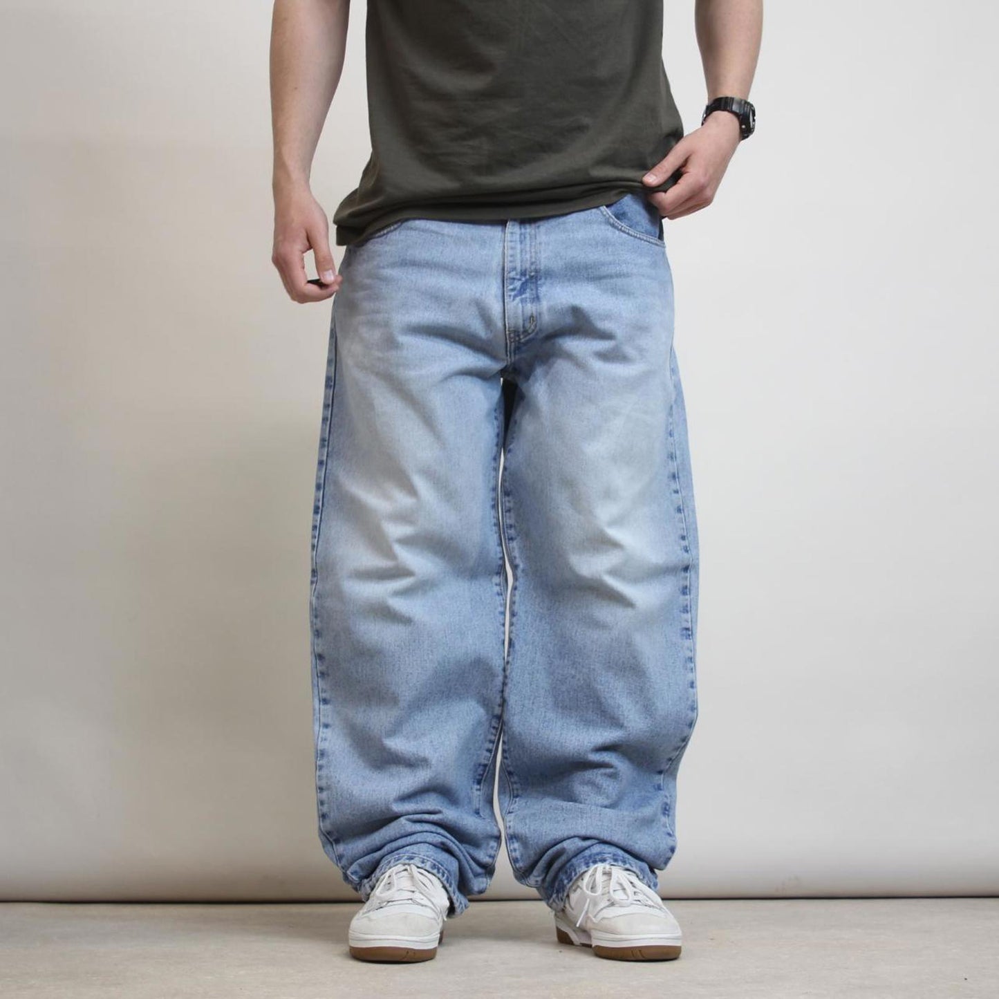 Blue Pepe Jeans W38 L34 wide leg denim y2k skater jeans