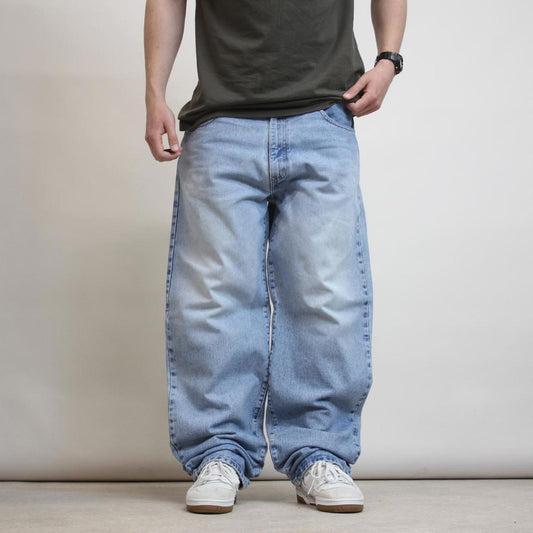 Blue Pepe Jeans W38 L34 wide leg denim y2k skater jeans