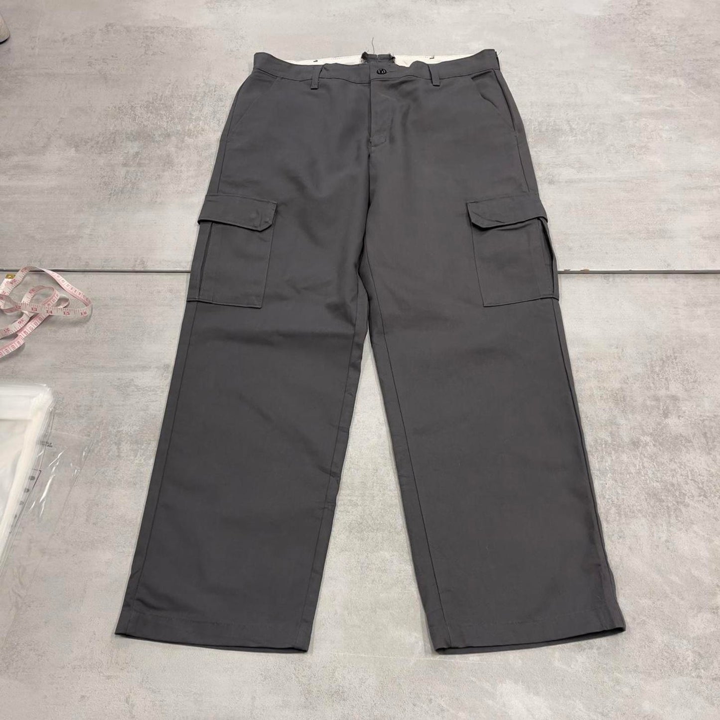 Grey Red Kap baggy cargo pants W36L30 loose twill chino style skater pants