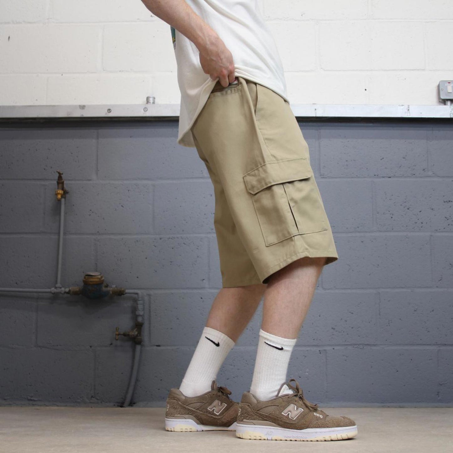 Khaki Red Kap cargo shorts W36