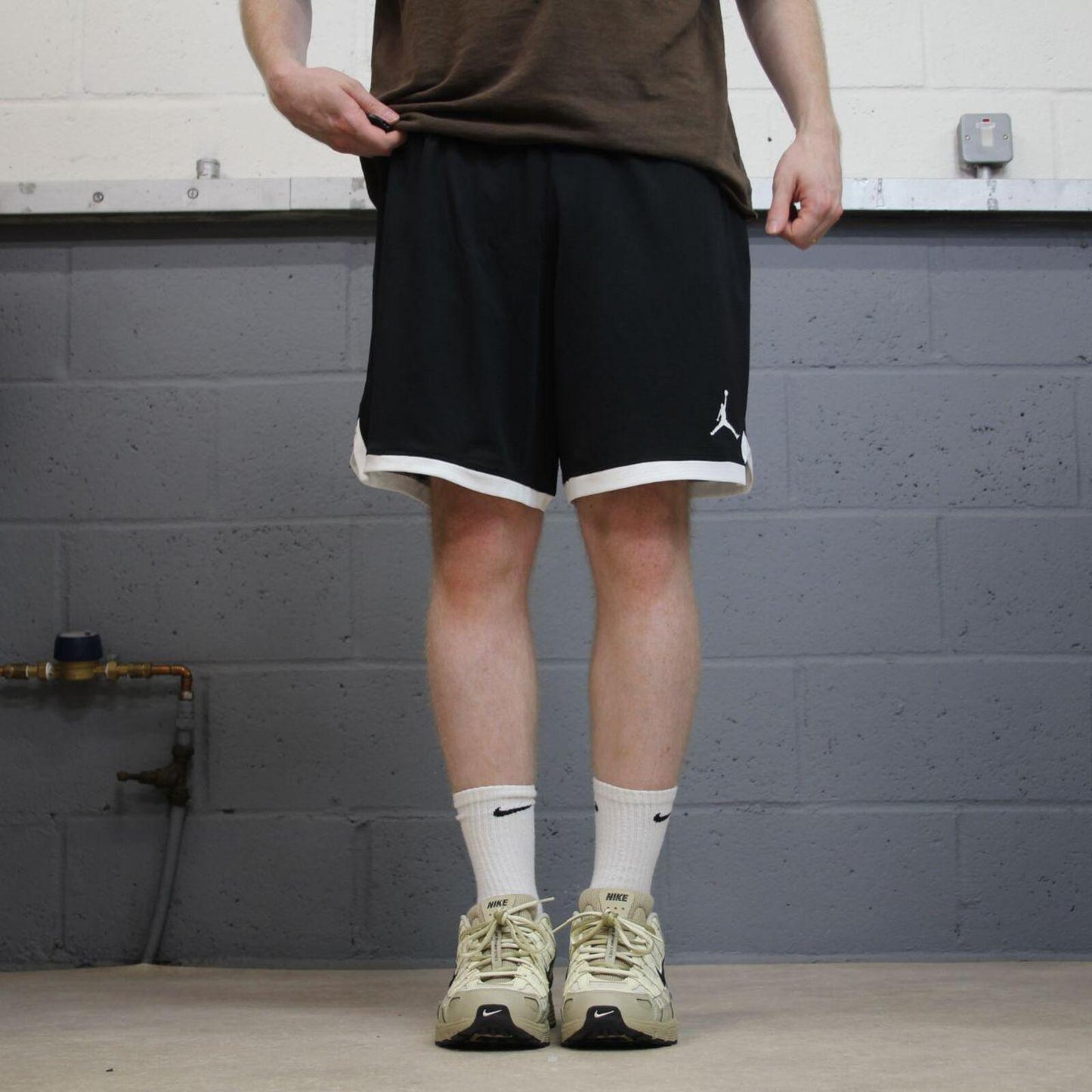 Nike Jordan sports shorts y2k black Basketball style comfy loose floaty summer gym shorts
