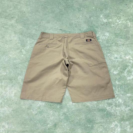 Y2k Dickies chino shorts skater style beige W33 Loose carpenter summer shorts