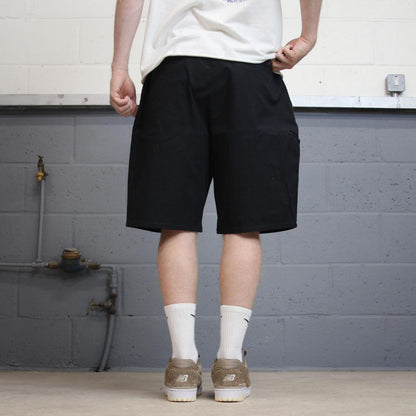Baggy black Dickies carpenter shorts W36