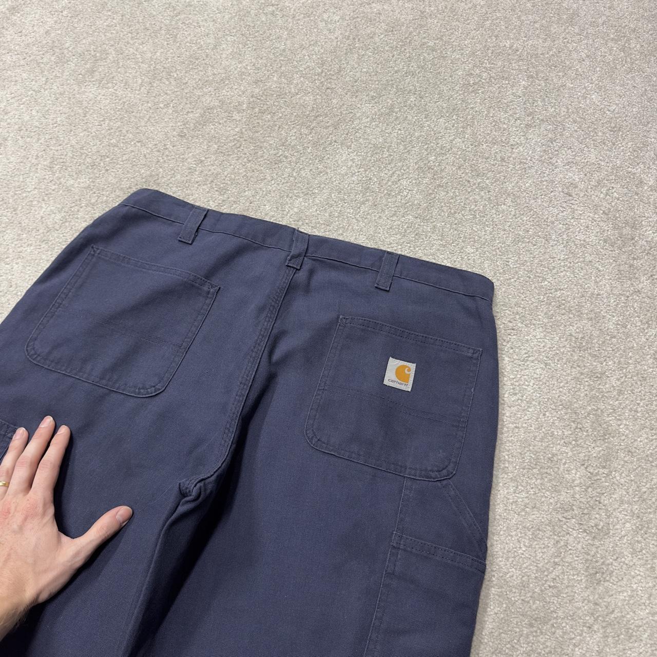 Carhartt carpenter pants y2k navy Loose dungaree fit skater style workwear trousers