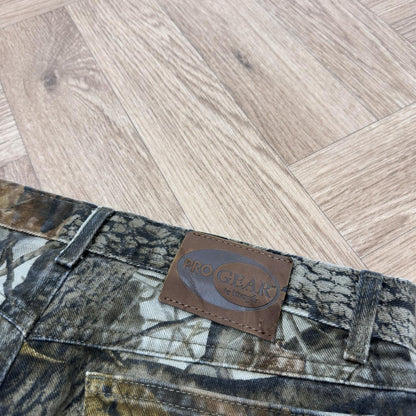 Vintage wrangler pro gear Realtree camo jeans Straight leg camouflage utility combat trousers