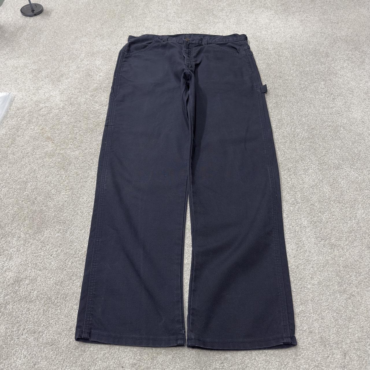 Bulwark FR denim carpenter jeans W36L32 navy Loose thick denim fire resistant utility cargo pants