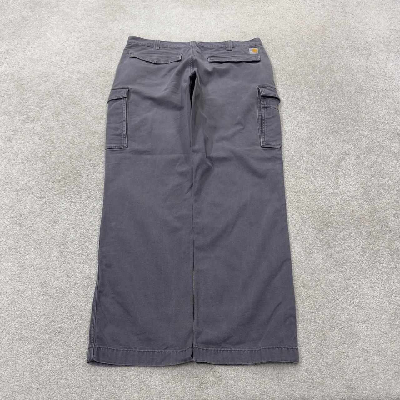 Vintage Carhartt cargo pants y2k relaxed grey Straight leg 100% cotton skater style workwear