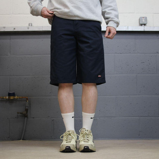 Dickies baggy chino shorts carpenter navy Skater / surf style shorts loose wide leg festival