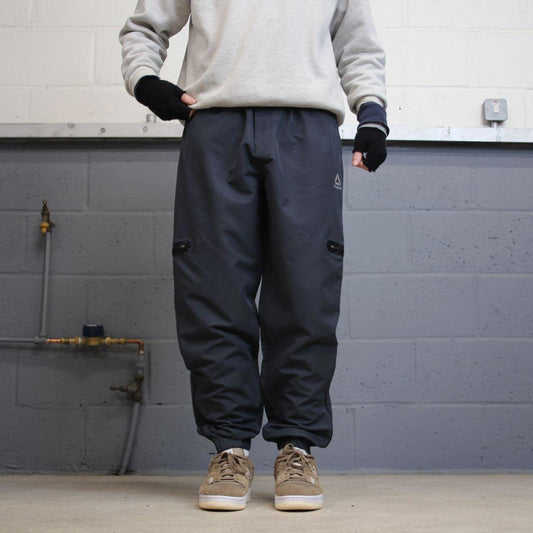 00s Reebok tracksuit bottoms grey Large loose y2k style joggers track pants trackies
