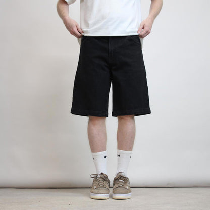 Black Dickies Skateboarding jorts W32 denim 90s style skater jean shorts