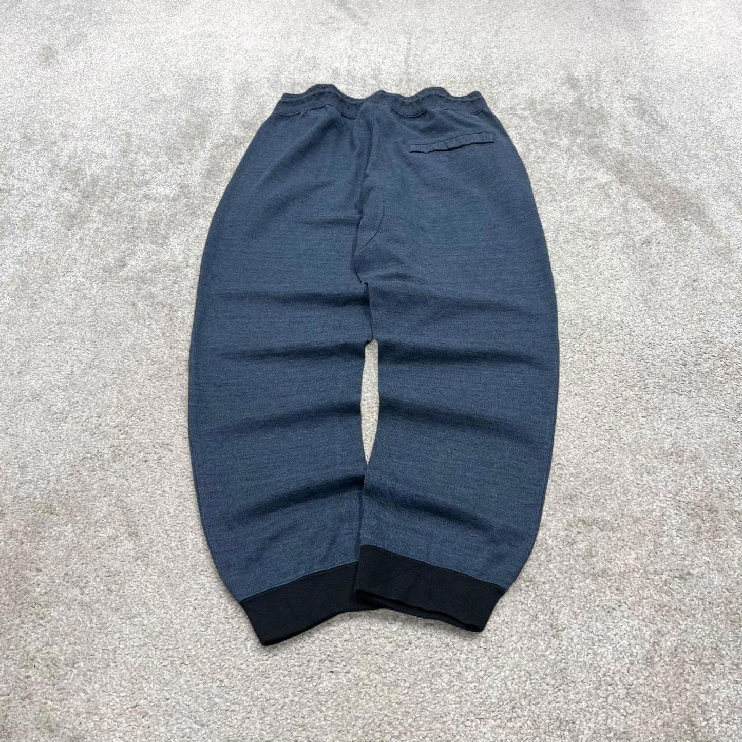 Vintage y2k Nike tracksuit bottoms navy swoosh logo gym jogger sweatpants