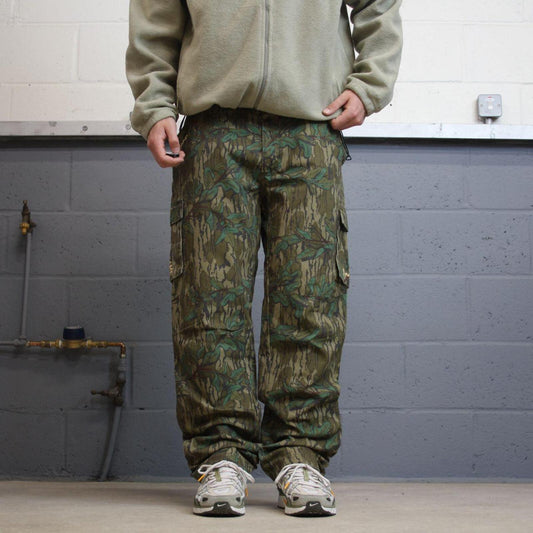 Mossy Oak camo cargo pants green Large Nomad hunting camouflage trousers