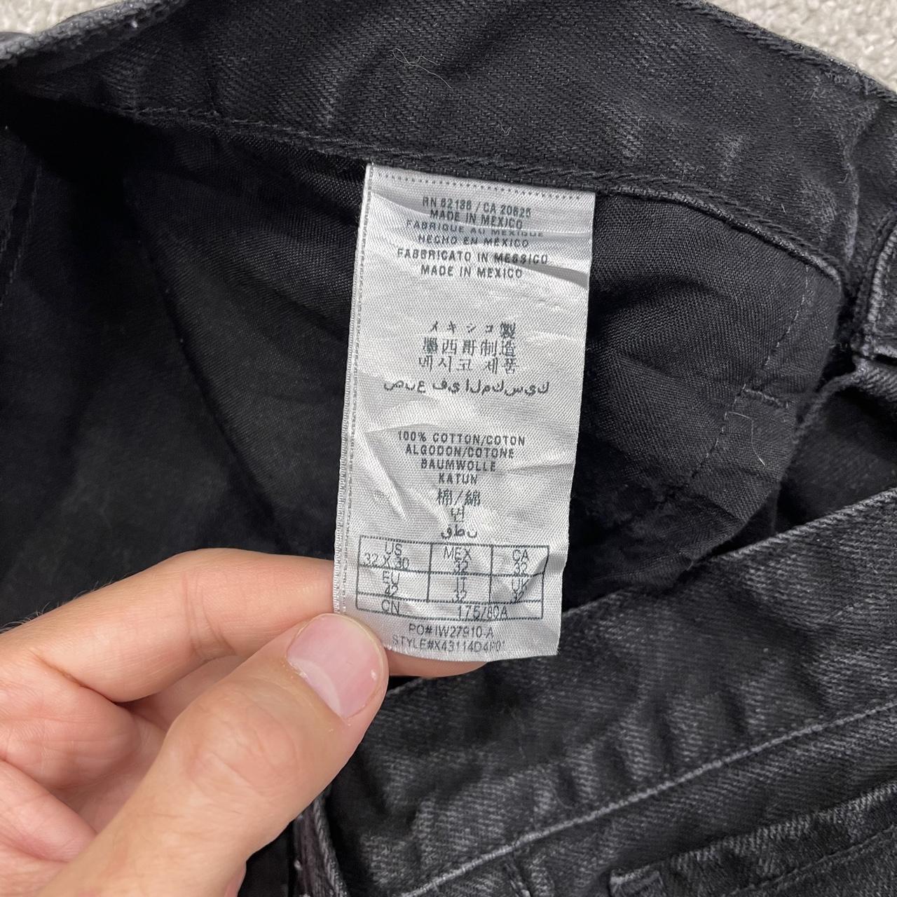 Y2K Guess jeans W32L30 black denim Ultra slim McCrae fit pants with stitch design and pockets