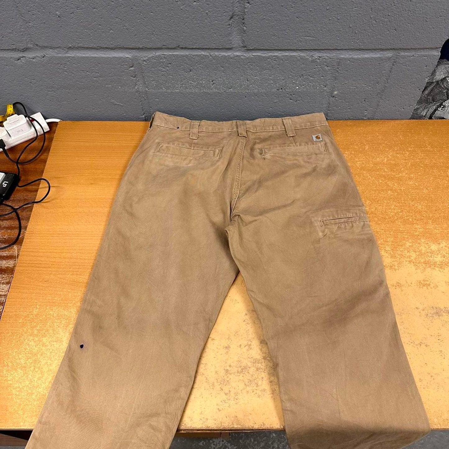 Carhartt Carpenter trousers W36L32 tan relaxed skater style cargos