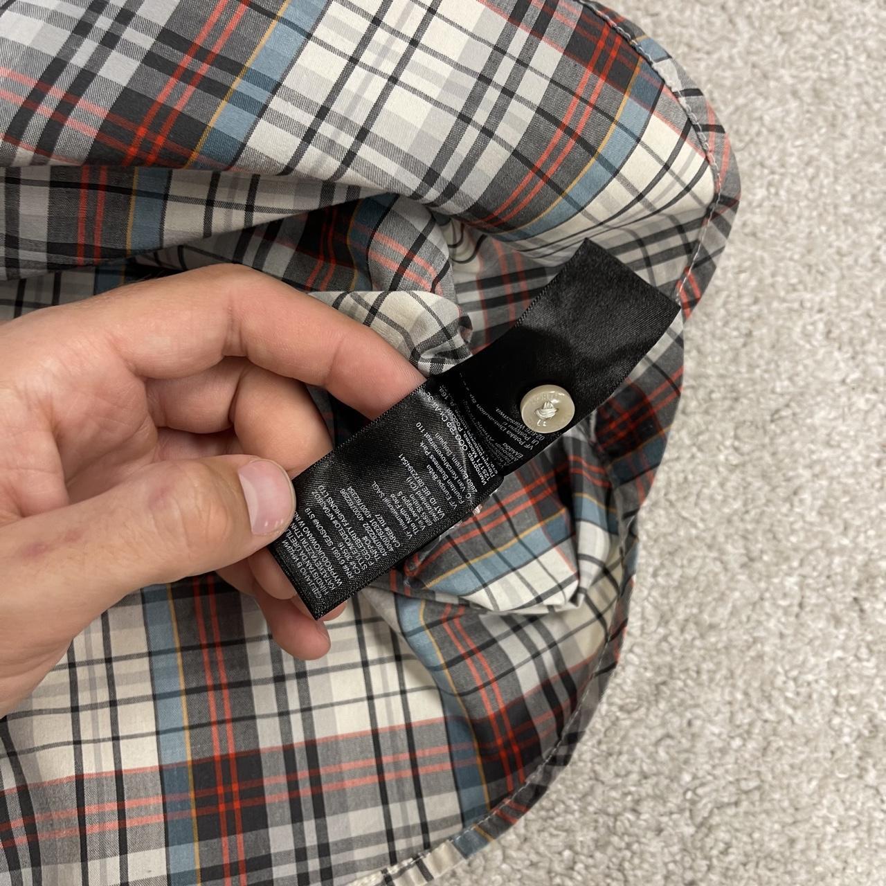 North Face checkered short sleeve shirt TNF festival style button down summer shirt