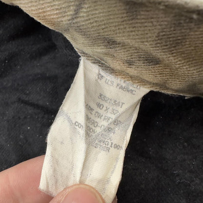 Wrangler realtree camo fleece lined jeans Y2K khaki camouflage pattern hunting utility trousers