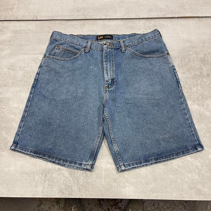 Mens blue Lee denim jorts W38
