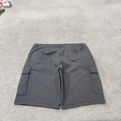 Y2K chino cargo shorts loose grey Loose leg utility shorts summer festival