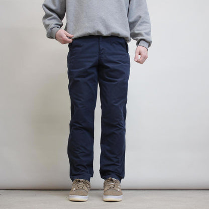 Carhartt trousers W30 L32 navy 90s style pants patch logo