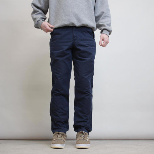 Carhartt trousers W30 L32 navy 90s style pants patch logo